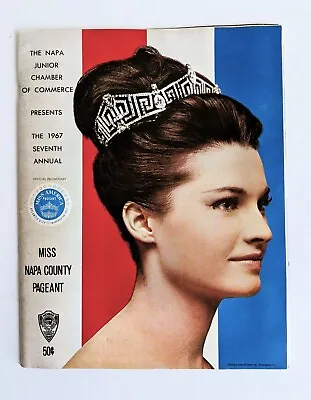 1967 MISS NAPA COUNTY BEAUTY PAGEANT Official MISS AMERICA Preliminary Event • $40