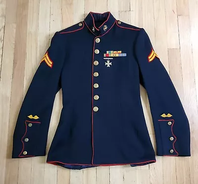 USMC WW2 Aviation Marine Corps Dress Blue Jacket. • $99