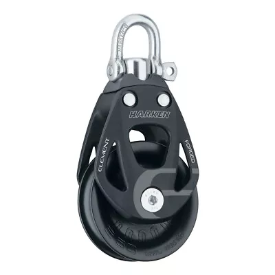 Harken 60mm Single Aluminum Element Block W/Swivel • $60.15