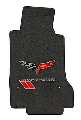 LLOYD Velourtex EBONY Floor Mats With C6 Grand Sport Logos 2010 To 2013 Corvette • $160.99