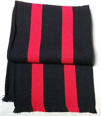 £19.99 • Buy Scarf School College Striped Red Black Stripes New Retro