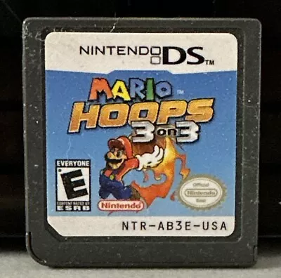 Mario Hoops 3 On 3 (Nintendo DS 2006) Cart Only Tested!!! • $17.10