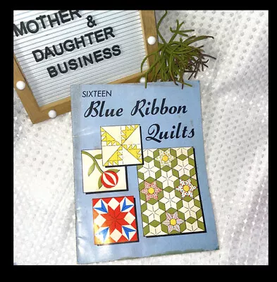 Vintage Sixteen Blue Ribbon Quilts. Magazine Booklet. Pennsylvania Rose Etc. • $10