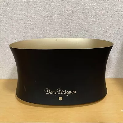 DOM PERIGNON Champagne Cooler Ice Bucket Double Magnum Matte Black Rare • £393.52