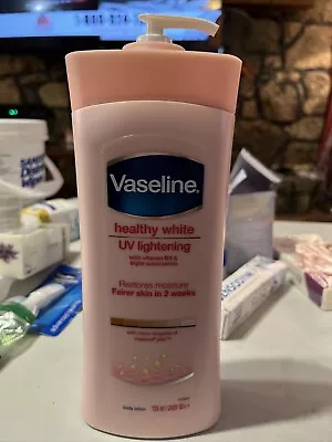 Vaseline Healthy White UV Lightening Vitamin B3 24.51 Oz Fairer Skin Pump 725ml • $29.99