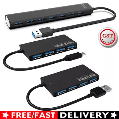 USB C/TYPE-C To USB3.0 Hub Splitter With 7 USB3.0 Ports For MacBook Pro/Air • $6.04