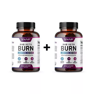 BHB Keto Diet Pills - Weight Loss Supplement Ketosis Burn Boost Energy - 2 Pack • $32.95