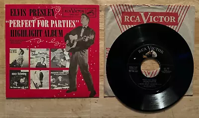 45 7  Ep Elvis Presley Perfect For Parties Rca Epa 7-37 • $22.99