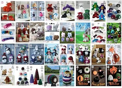 £3.95 • Buy King Cole Knitting Patterns - Tinsel Chunky - All Designs - Toys Christmas