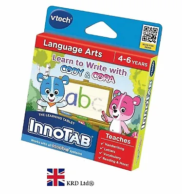 Vtech InnoTAB CODY & CORA HANDWRITING Kids Learning Tablet Game App 3-6 Gift UK • £7.85