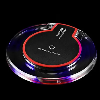  New Wireless Charger Charging Pad For IPhone XS/Max/XR/8/Plus Galaxy Note 9/S10 • $4.88