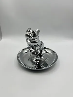 Vintage Mack Truck Bulldog Chrome 7  Cigar Ashtray Dog Truck Hood Ornament • $125