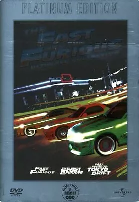 The Fast And The Furious Collection (platinum Edition) (3 Dvd) Box Set Dvd Itali • £22.20