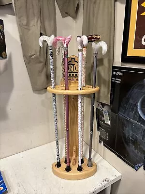 Lot Of 6 Royal Canes With Display Stand • $99.99