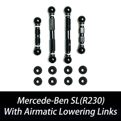 Adjustable Air Suspension Lowering Links For Mercedes Benz SL R230 SL55 SL500 • $129.99