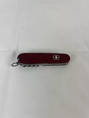 Victorinox Officer Suisse RED Swiss Army Knife SWITZERLAND SWISS MADE! • $24.85