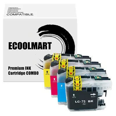 LOT LC75 Ink Cartridge Fits Brother MFC-J430W MFC-J835DW MFC-J825DW MFC-J435W • $19.43