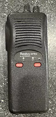 MOTOROLA RADIUS SP50 Model P94YQT00G2AA Two-way Handheld Radio Portable • $5.99