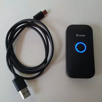 Eyoyo Mini 1D Bluetooth Barcode Scanner USB Image Scanning Reader For PC Phone • $24
