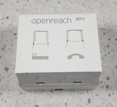 Openreach Master Socket NTE5c With VDSL/ADSL Mk4 Faceplate And Backbox • £4.99