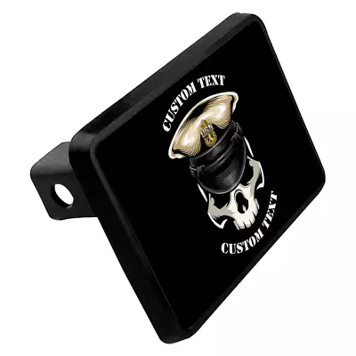 US Navy Chief CPO Mess Custom Military Gift USN Truck Trailer Hitch Cover • $22.50