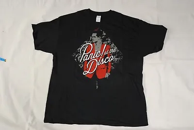 Panic At The Disco Brendon Urie Red Jacket T Shirt New Official Band Group Rare • £10.99