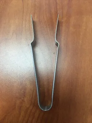 Vtg Stainless Steel Ice Cube Tongs 5-1/4” • $12.95