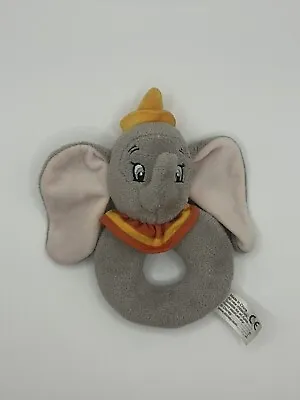 DUMBO Disney Soft Baby Ring Rattle Plush • £3