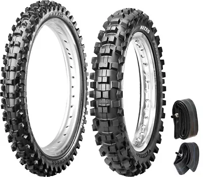 MAXXIS MAXXCROSS Mid-Soft 80/100-21 & 100/90-19 Dirt Tire Set Off-Road HUSQVARNA • $159.98