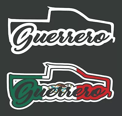 Guerrero Decal Trokita Decal Car Window Laptop Vinyl Sticker Mexico Truck GRO • $4.99
