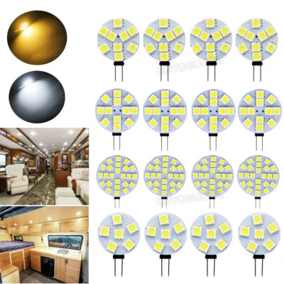 £3.52 • Buy G4 LED 12V DC Light Bulb Lamp Car Boat Caravan Direct Halogen Replacement Bulbs