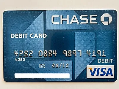 Chase Bank Visa Debit Card▪️Exp In 2012▪️Not A Credit Card▪️JPMorgan Chase Bank • $19.99