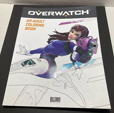 $14.89 • Buy Blizzard Entertainment, Overwatch An Adult Coloring Book, Softcover, 2017