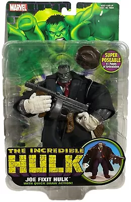 ToyBiz Marvel Incredible Hulk Joe Fixit W Quick Draw Action Figure 2004 NEW Gray • $88.88