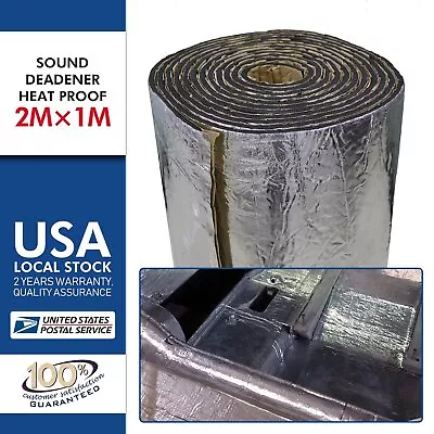 Vehicle-Insulation Heat Shield Soundproof Custom 3/8 Wide Floor Doors Hood NEW • $33.39