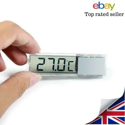 £2.95 • Buy LCD Digital Fish Aquarium Water Tank Temperature Thermometer Crystal Lcd Glass  