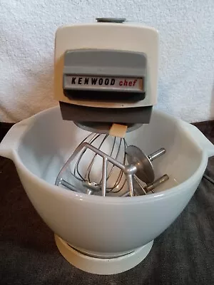 Vintage Kenwood Chef A701a Food Mixer With Attachments Porcelain Mixing Bowl • £14.50