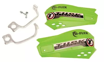 Tusk Mx D-Flex Green Hand Guards Dirt Bike Atv Motocross Mx Handguards Yamaha • $33.53