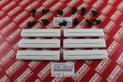 Toyota FJ Cruiser 2007-2014 OEM Genuine Roof Drip Rack Removal Kit Cover Clips • $52.97