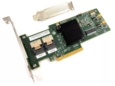 IBM M1015 SATA / SAS HBA Controller IT-Mode P20 6Gb PCIe X8 TrueNAS ZFS UnRAID • $47.90