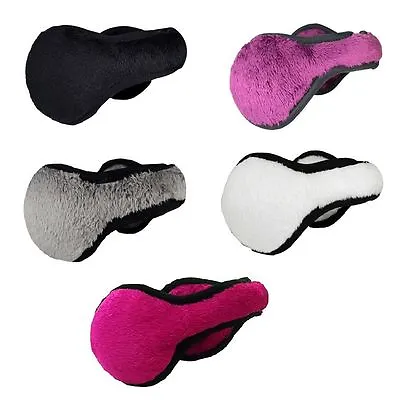 180s Women's Soft Lush Adjustable Behind-the-Head Ear Warmers Ear Muffs NEW! • $15.99