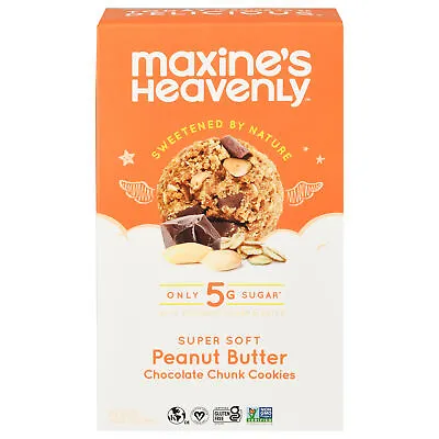 Maxines Heavenly Cookie Peanut Butter Chocolate Chunk 7.2 Oz (Pack Of 8) • £77.20