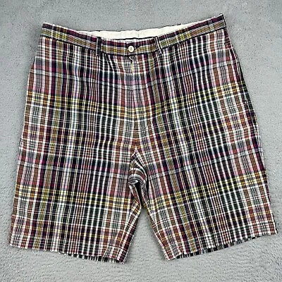 Polo Ralph Lauren Shorts Mens 40 Colorful Plaid Cotton Pockets Casual Preppy  • $18.07