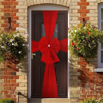£7.89 • Buy Front Door Bow Christmas Wedding Traditional Ready Made Door Bow Decoration