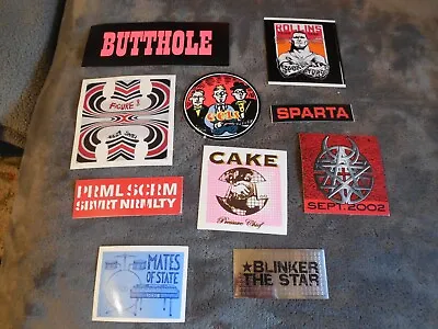 Rock Pop Metal Promotional Sticker Set Of 10 Stickers Lot#106 • $7