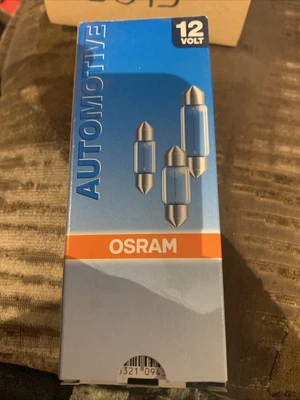 10x Osram Lamp 12V 3W SV7-8 6428 • £8.99