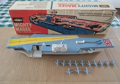 Vintage Rare 1963 Remco Industries Mighty Magee Navy Aircraft Carrier With Box • $99