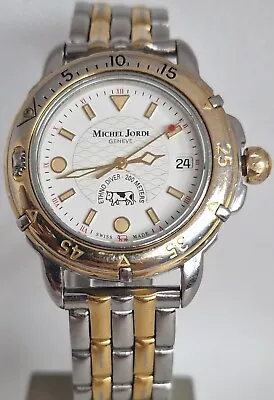 Michel Jordi Ethno Diver Quartz Watch - Ref 1991/DJ - Issue With Crown • $50