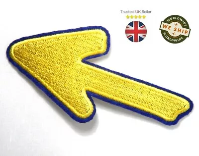 Camino De Santiago Waymarker Yellow Arrow  Rucksack Patch Badge - Iron On • £6.25