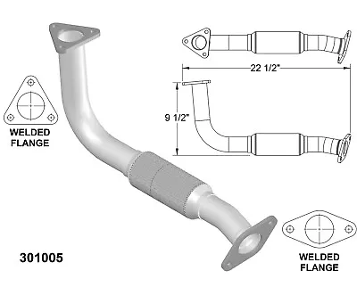 Exhaust And Tail Pipes For 1992 Mazda MX-6 Turbo 2.2L L4 GAS SOHC • $238.34